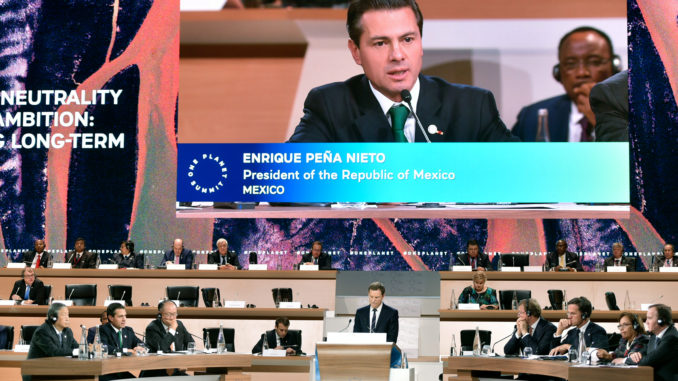 Participa Presidente Peña Nieto en la Cumbre "One Planet" sobre Cambio Climático || EHN